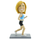 Jogging Woman Bobblehead