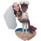 Marine and Mermaid Wedding Bobbleheads