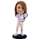 Customized Bobblehead Woman Tennis