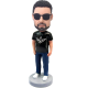 Personalized Cool Man Bobblehead
