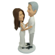 Skate Couple Cake Topper