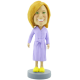Woman in Bathrobe Bobblehead