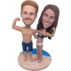 Workout Couple Wedding  Bobbleheads